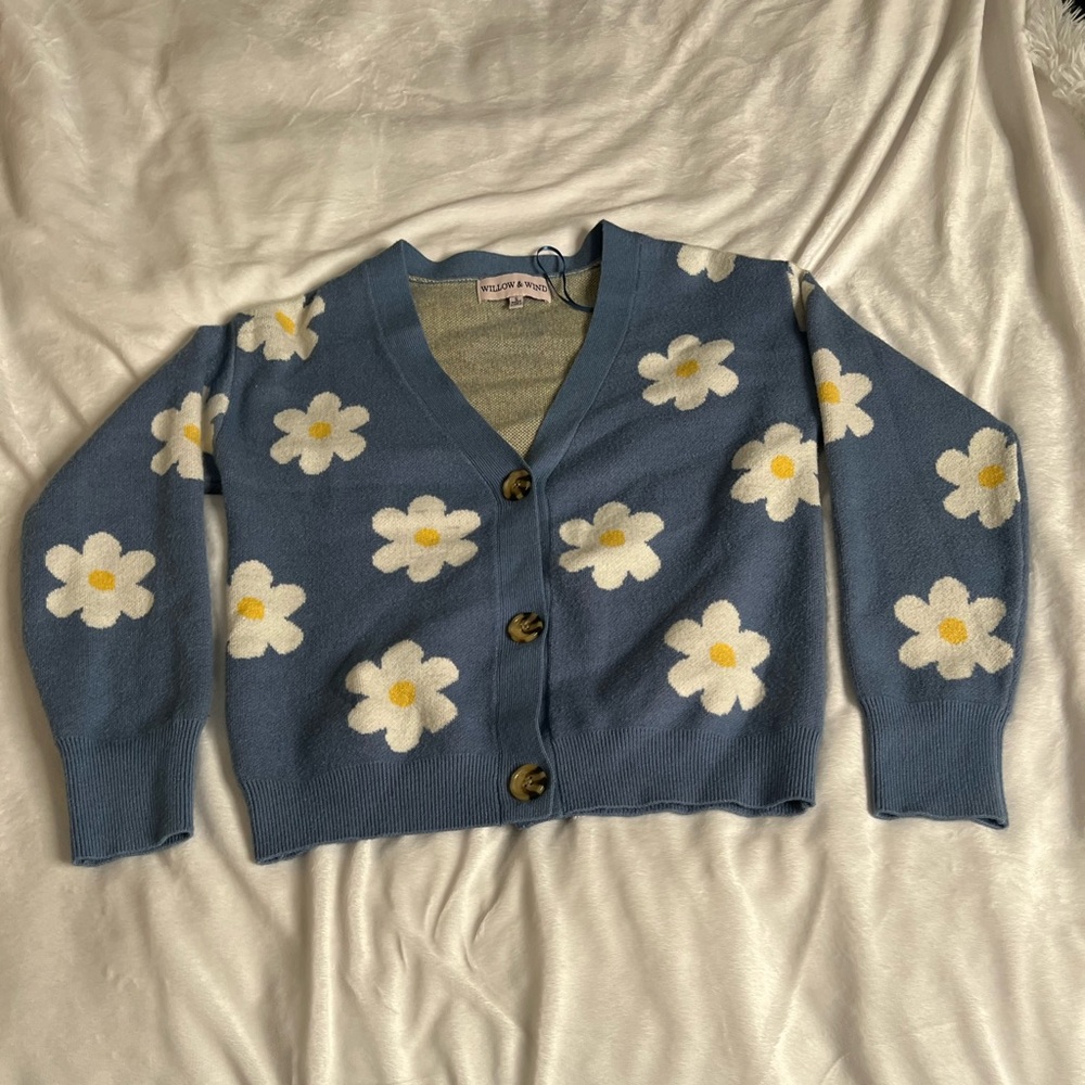 Floral sweater